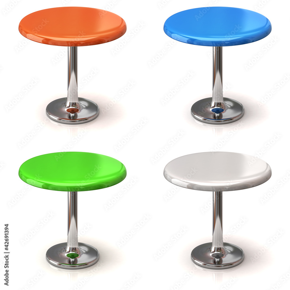 Set of coffee shop table Set of coffee shop table