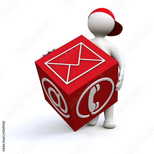 3D Man Connection Cube