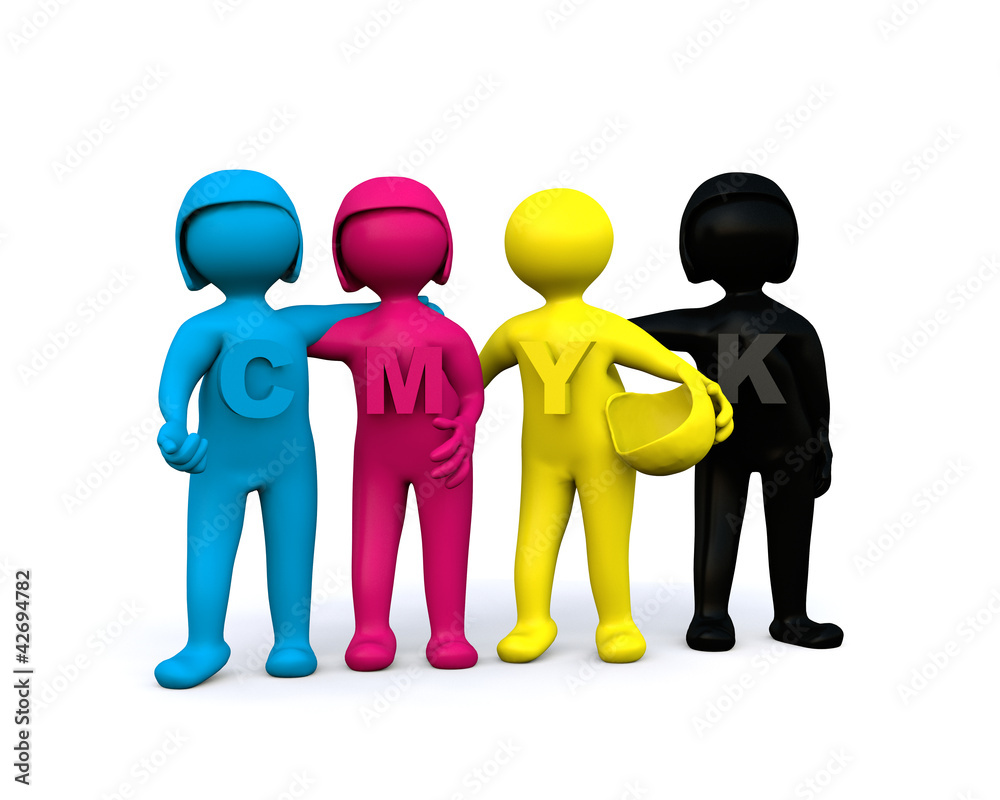 3D Man CMYK-Team 3D Man CMYK-Team