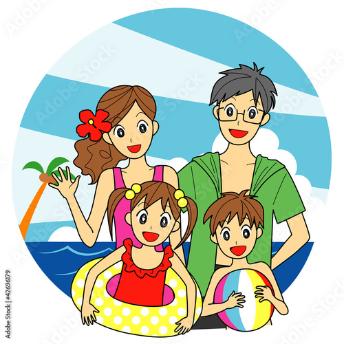 夏休み　家族