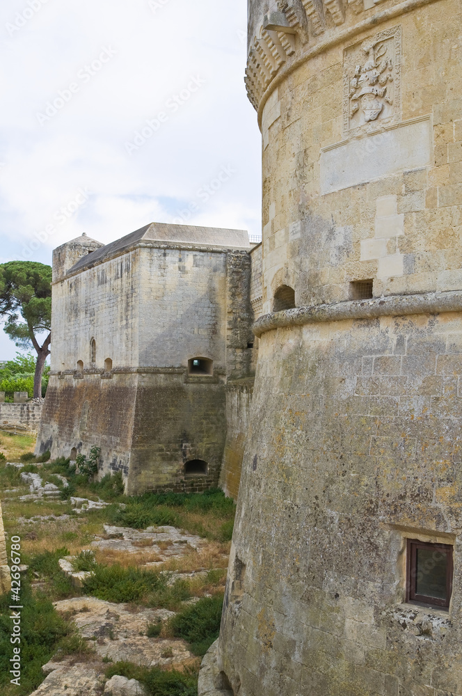 Castle of Acaya. Vernole. Puglia.  Italy.