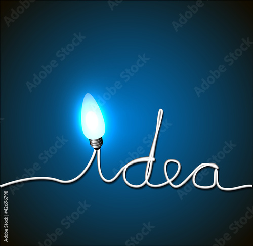 Vector idea concept illustration