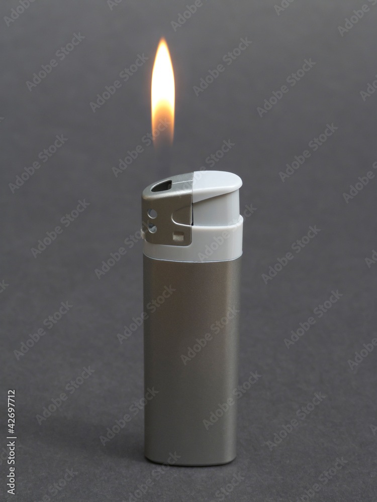Lit Silver Lighter