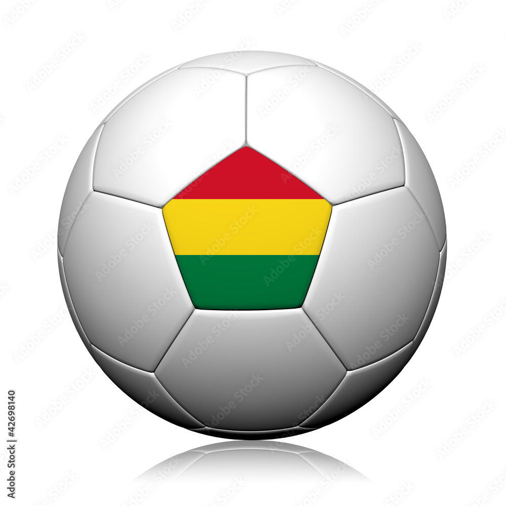Bolivia Flag Pattern 3d rendering of a soccer ball Bolivia Flag Pattern 3d rendering of a soccer ball