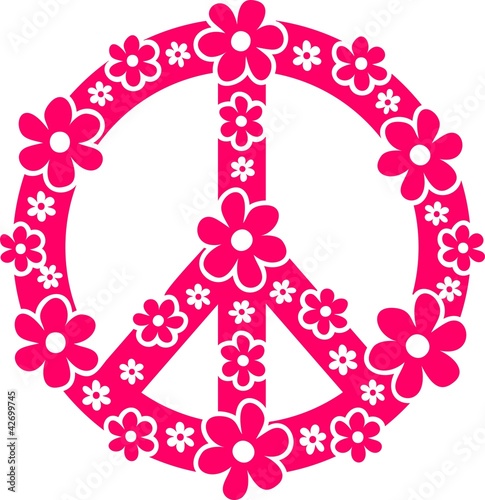 Flower Power - Peace Zeichen