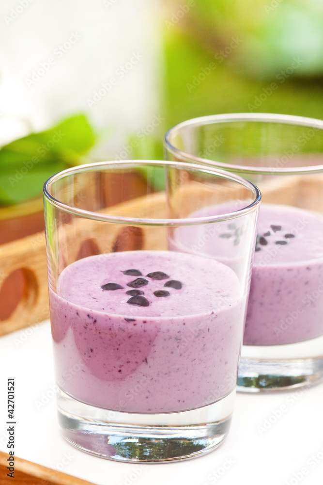 Blueberry smoothie