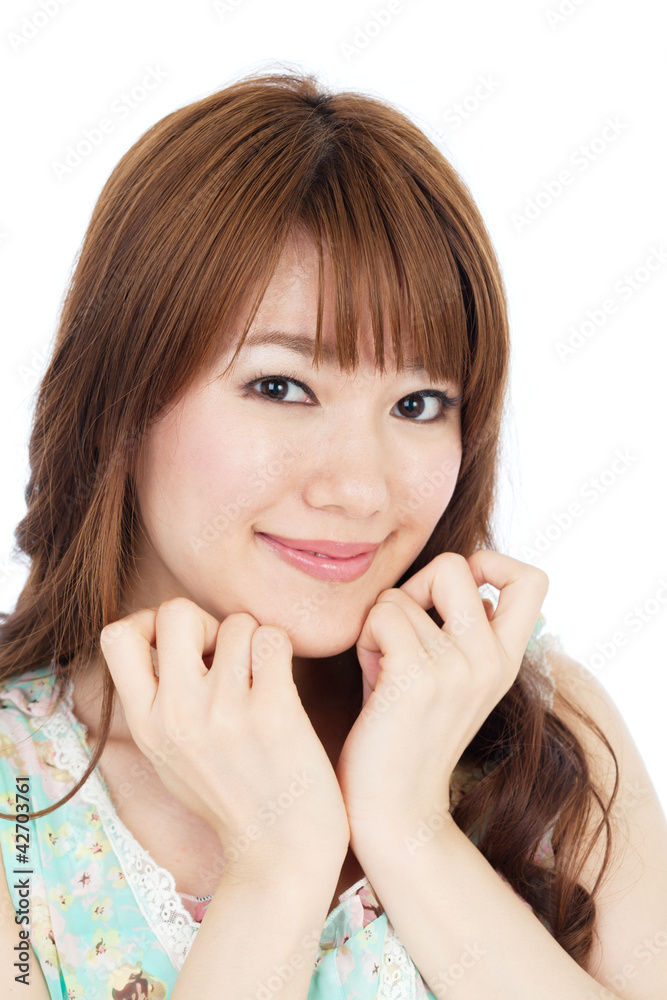Beautiful young woman. Portrait of asian. Beautiful young woman. Portrait of asian.