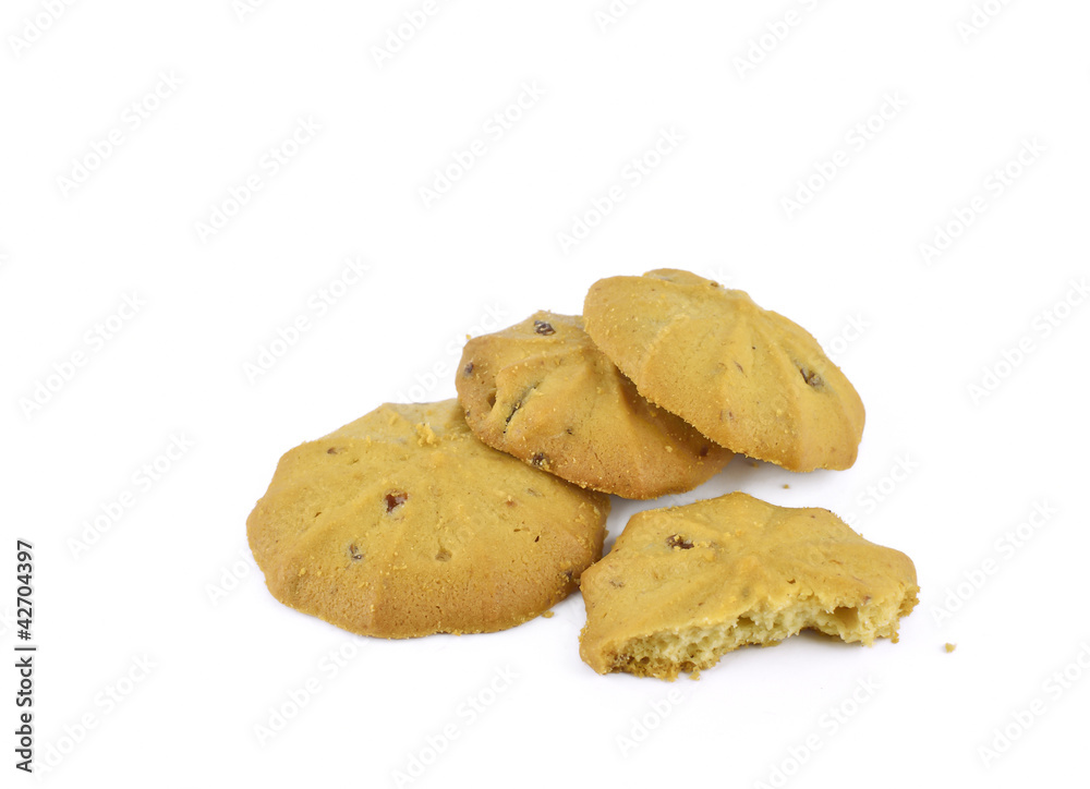 cookies on white background cookies on white background