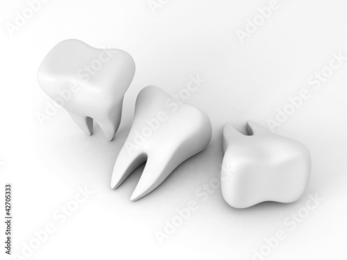 Tableau sur toile tooth