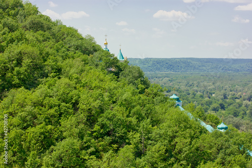 Beautiful scenery in Sviatogorsk photo