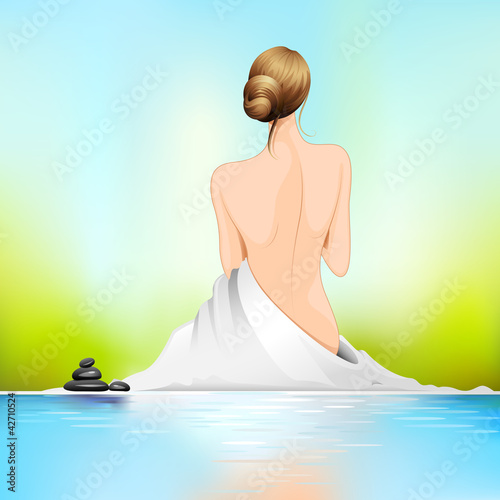 Woman in Spa