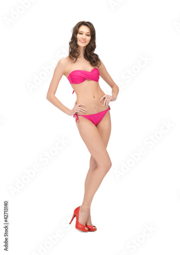 beautiful woman in bikini