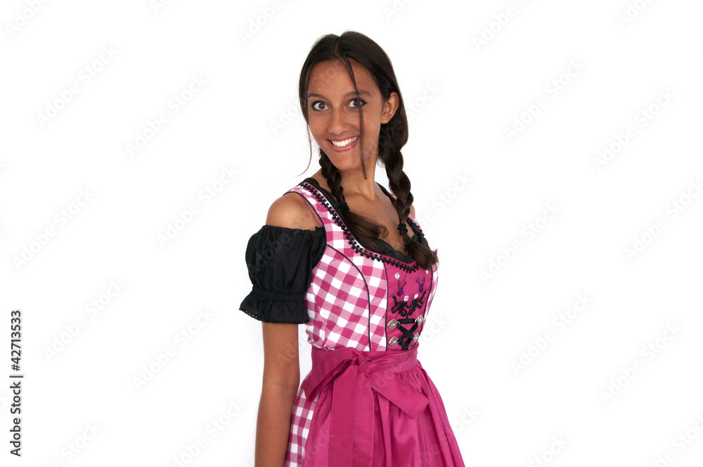 Wunderhübsche Frau im Dirndl / Bayerische Trachten Wunderhübsche Frau im Dirndl / Bayerische Trachten