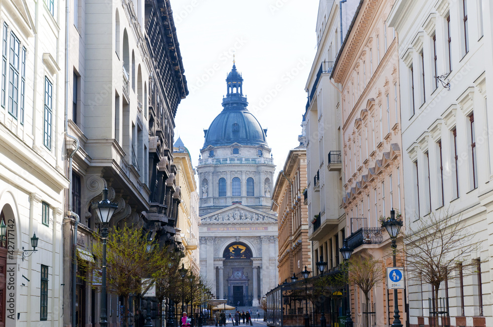 Fototapeta premium St Stephan Cathedral in Budapest Hungary