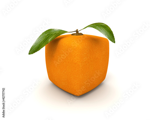 Cubist orange