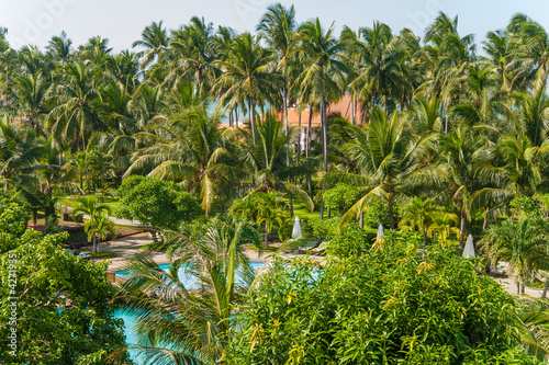 Beach hotel resort photo