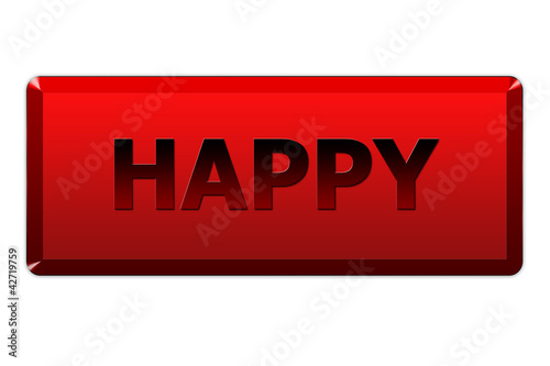 Obraz na plátně Cartel rojo happy