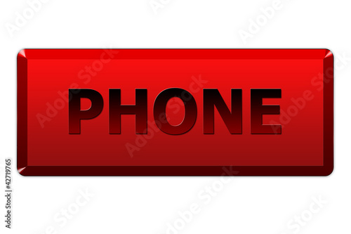 Obraz na plátně Cartel rojo phone