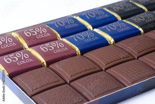 Wallpaper Mural Box of chocolate with miscellaneous by contents cacao Torontodigital.ca