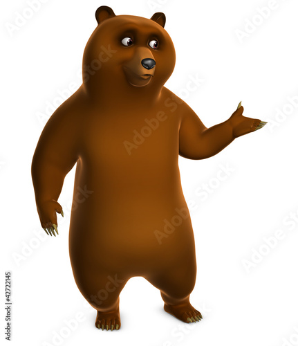 Brown grizzly bear