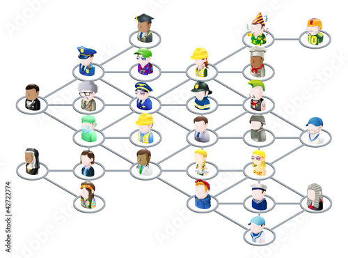 People network graphic