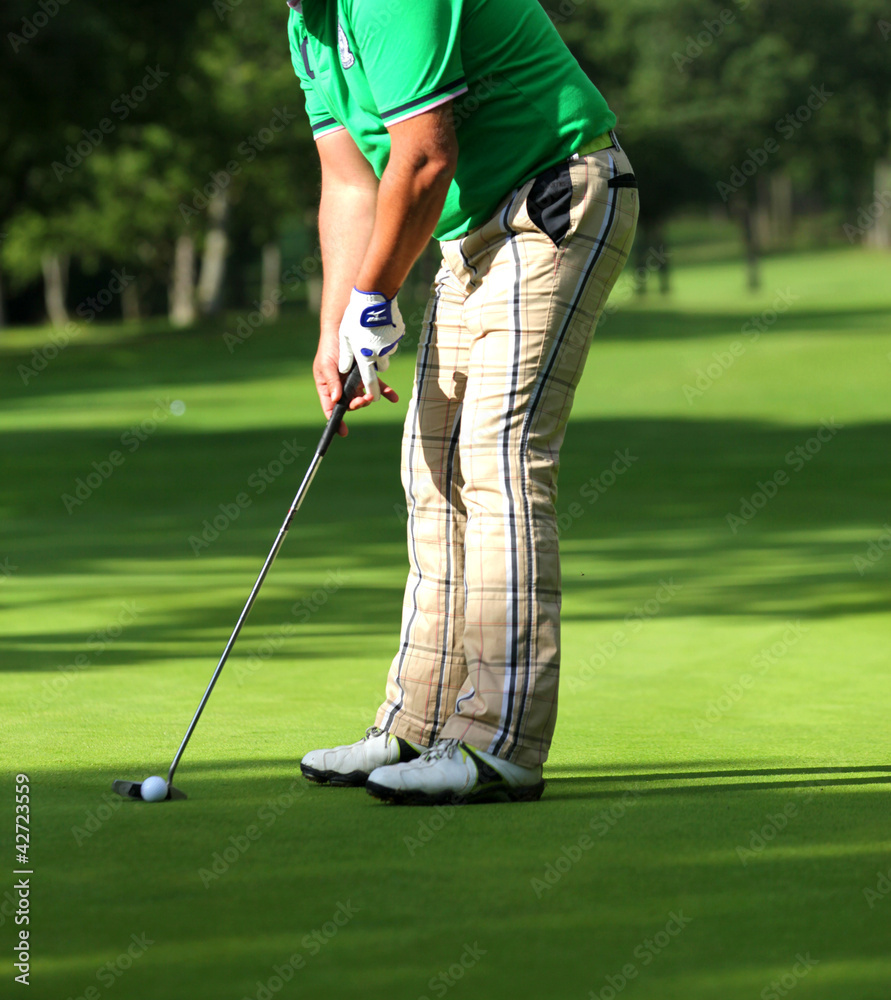 Obraz premium golfeur