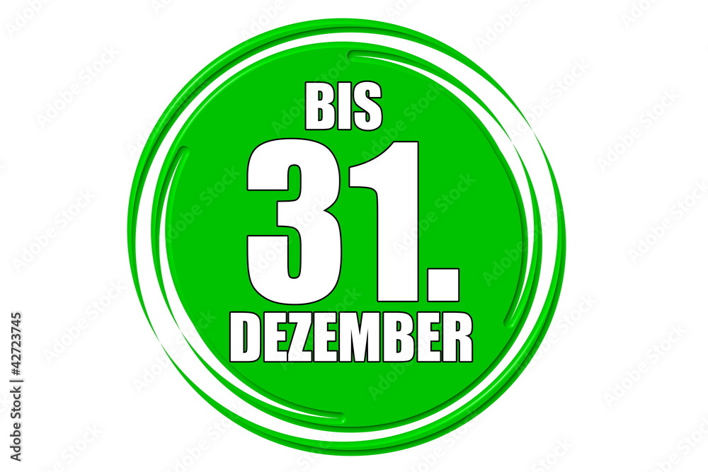bis 31.Dezember grün bis 31.Dezember grün