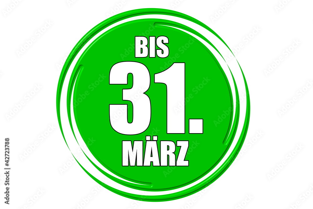 bis 31.März grün bis 31.März grün