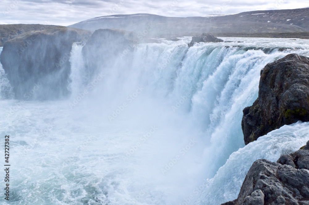 Icelandic waterfall Godafoss