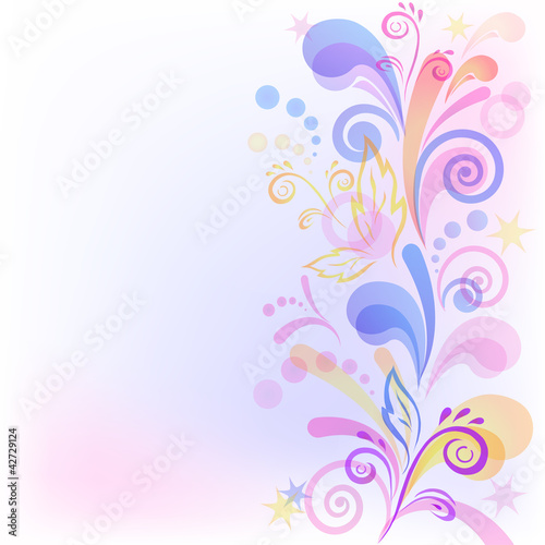 Abstract flower background