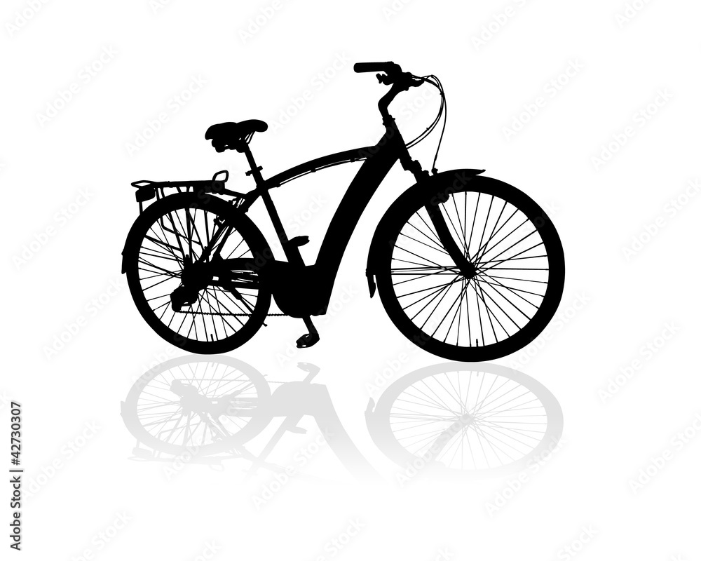 Fototapeta premium Vélo noir