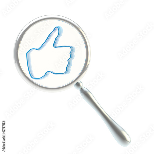 Thumb like symbol under the...