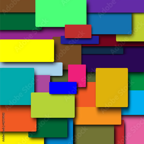 The background of colored squares