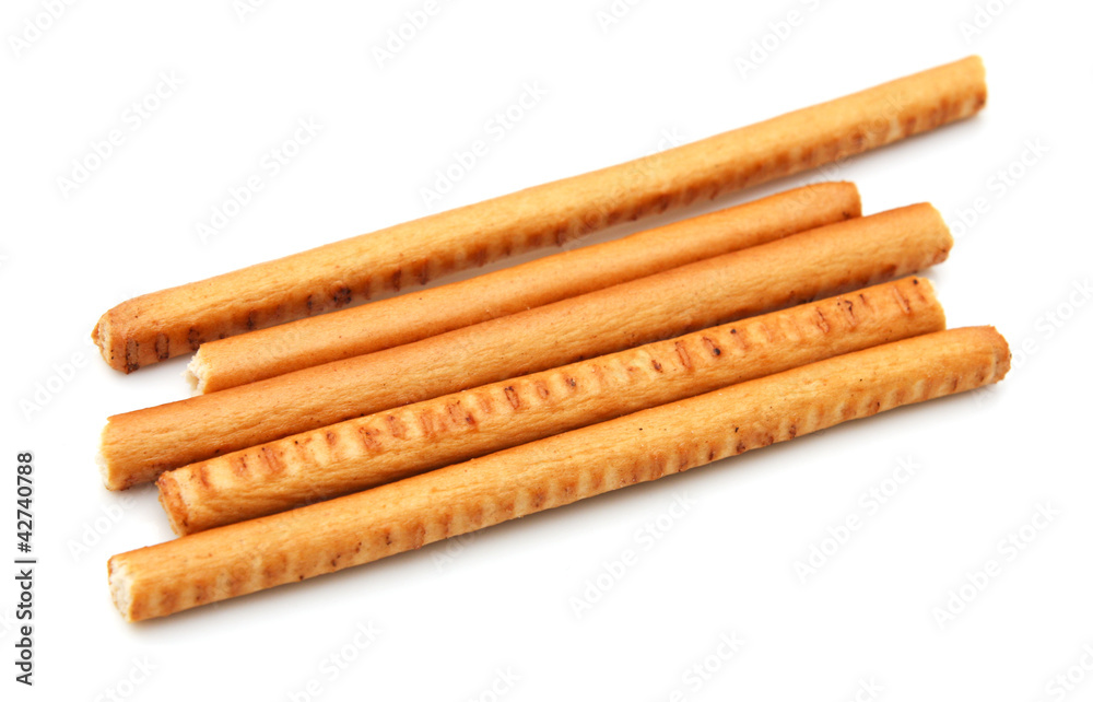crispy straw on white background crispy straw on white background