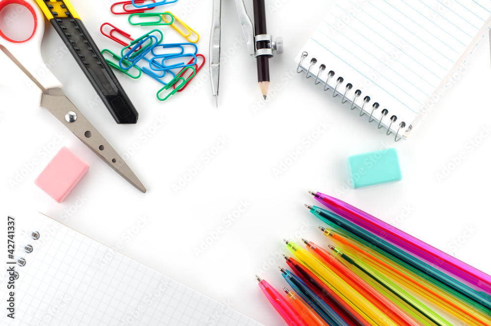 Assortment of stationery Assortment of stationery