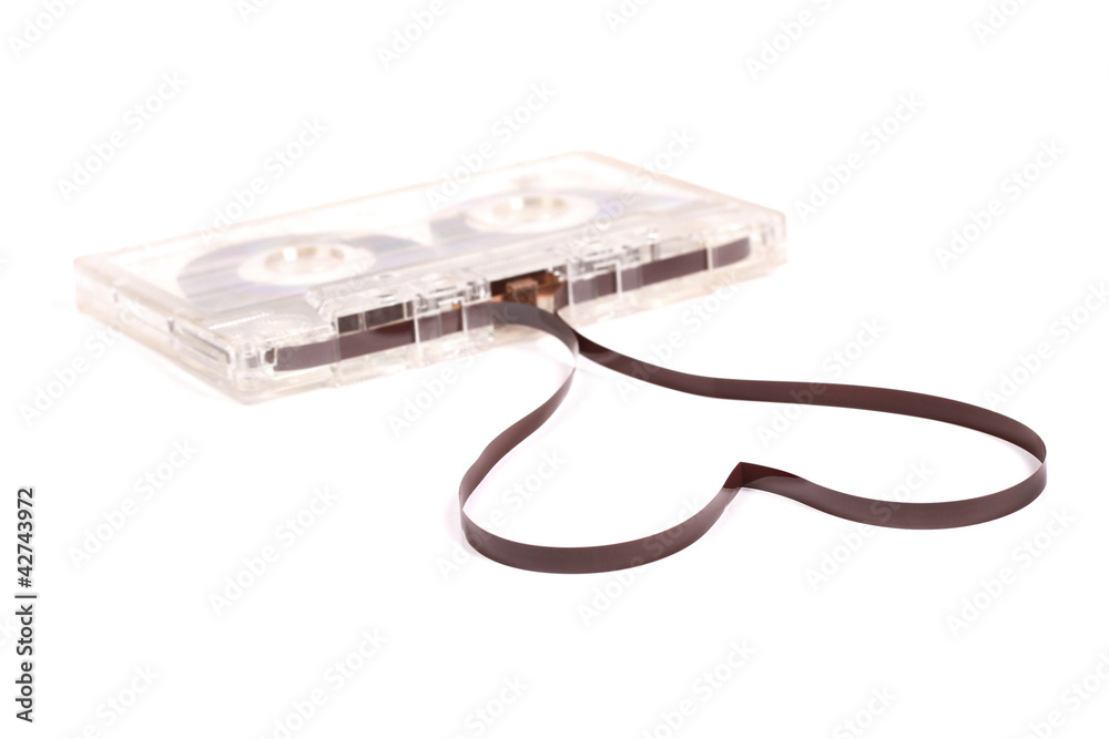 heart made of audio cassette tape heart made of audio cassette tape