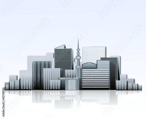 vector city background