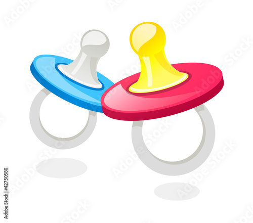 vector icon baby nipple