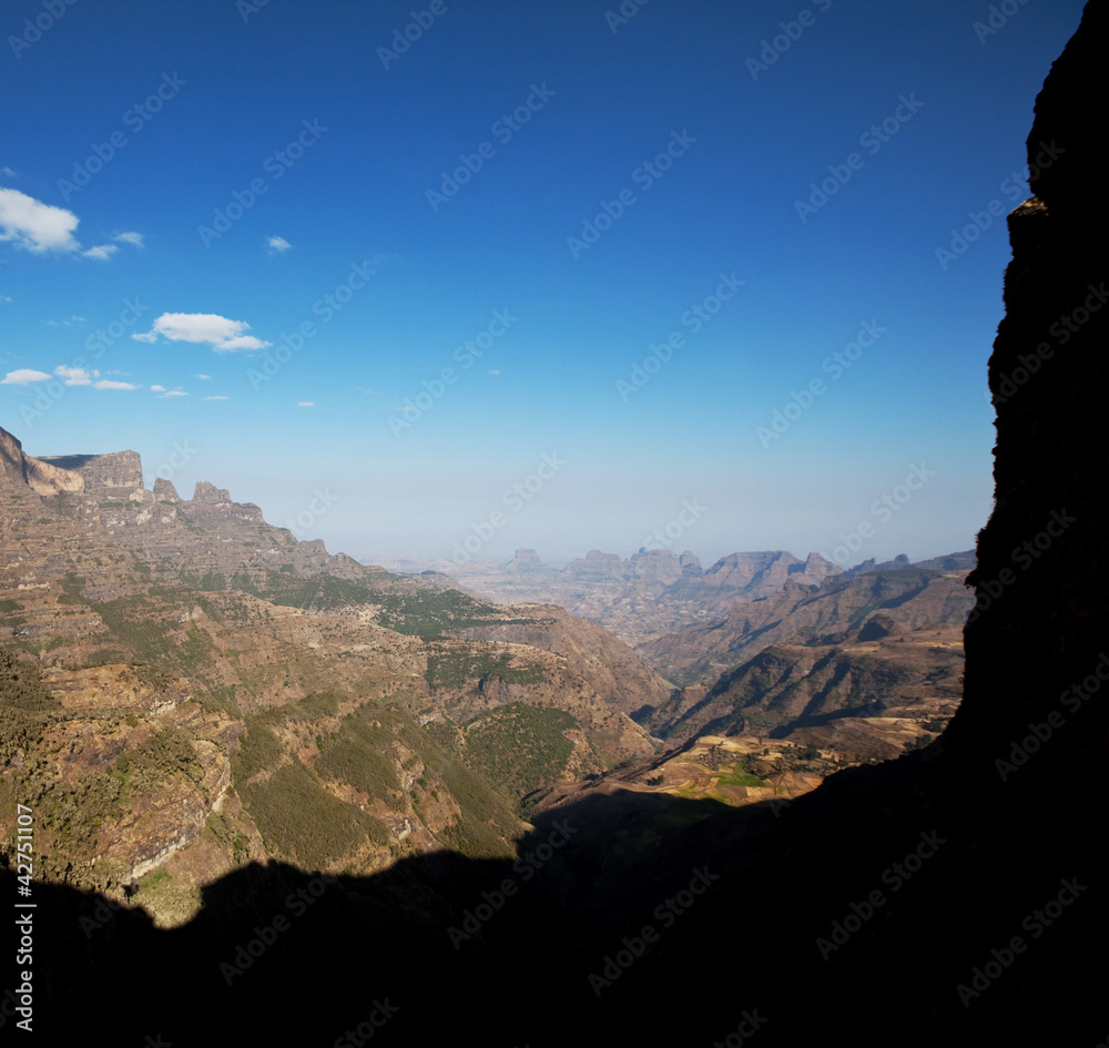 Fototapeta premium Simien mountains