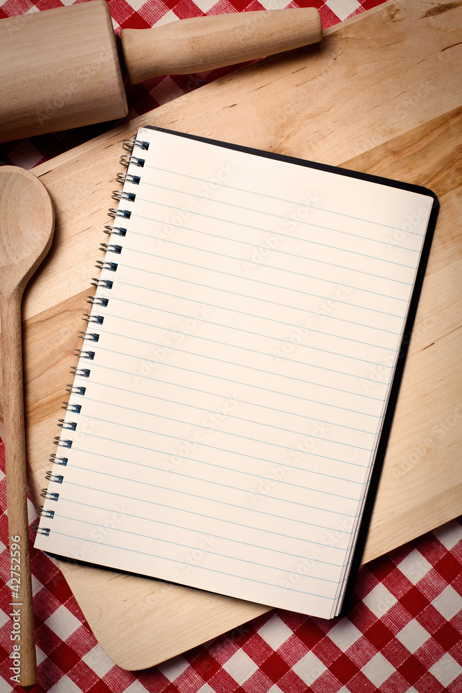 blank recipe book Stock Photo Adobe Stock
