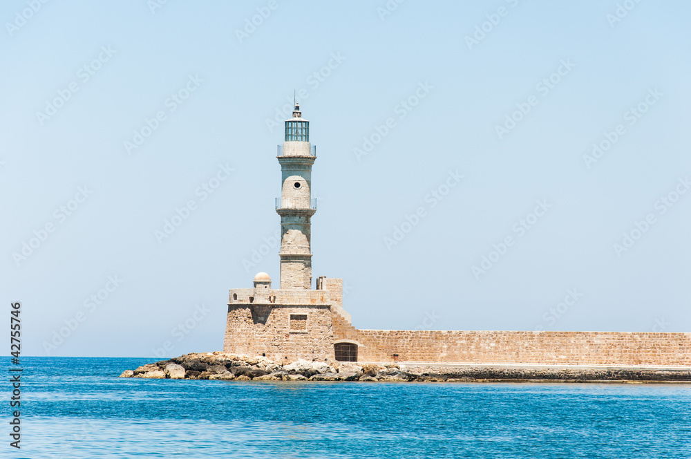 lighthouse in  Chania