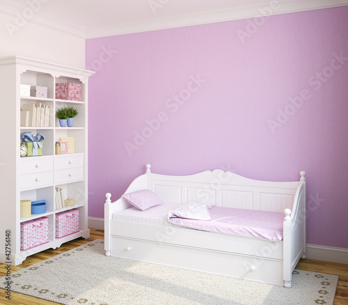 Interior of toddler room.