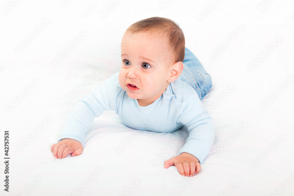 Little Child on the Bed Little Child on the Bed