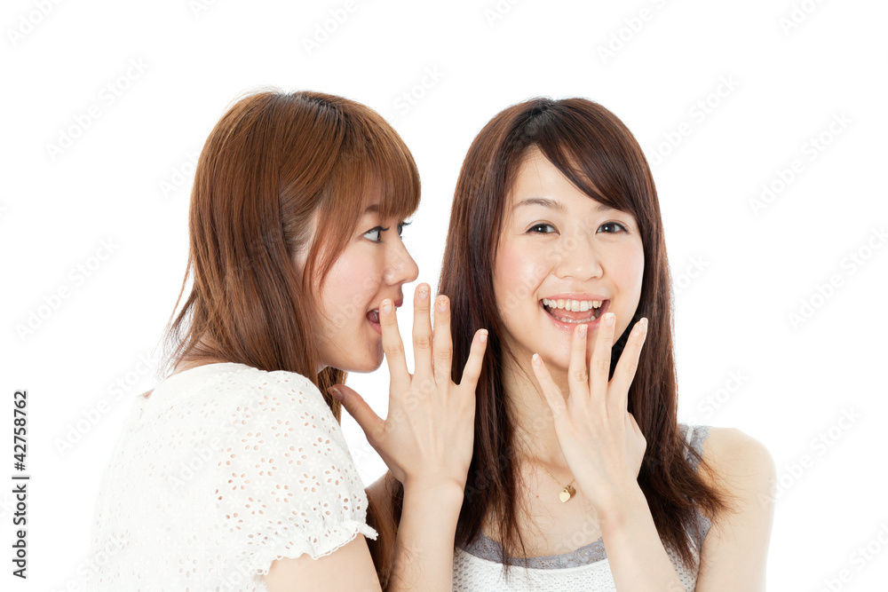 Beautiful young women. Portrait of asian.