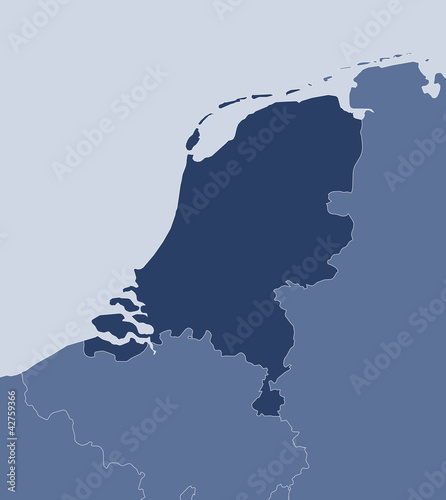 Map of Netherlands