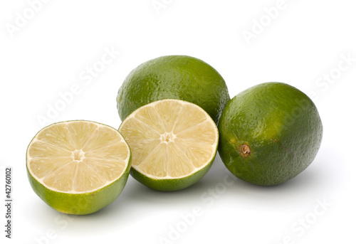 lime isolated on white background