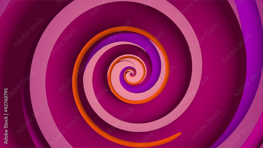 A seamlessly looping spinning spiral. Hypnotize your audience!