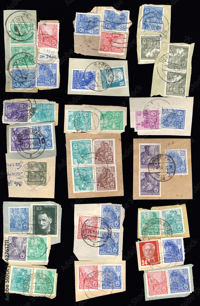 Alte Briefmarken / Sammlung / 50er / 60er
