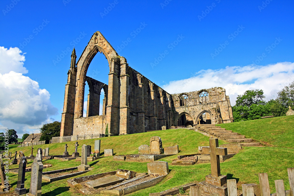 Bolton Abbey in North Yorkshire, England