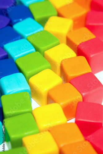 colorful cubes